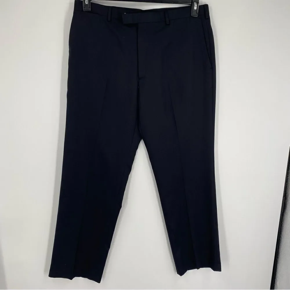 Claiborne Men’s Flat Front Black Dress Pants size 36/32